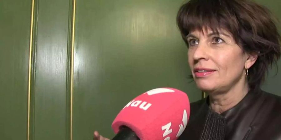 Bundesrätin Doris Leuthard im Interview zur Situation bei der SDA.