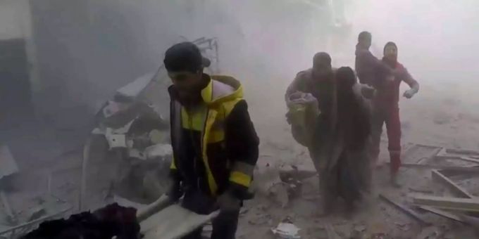 Die syrische Regierung soll einen Angriff mit Giftgas auf die Konfliktregion Duma verübt haben. (Symbolbild) syrien