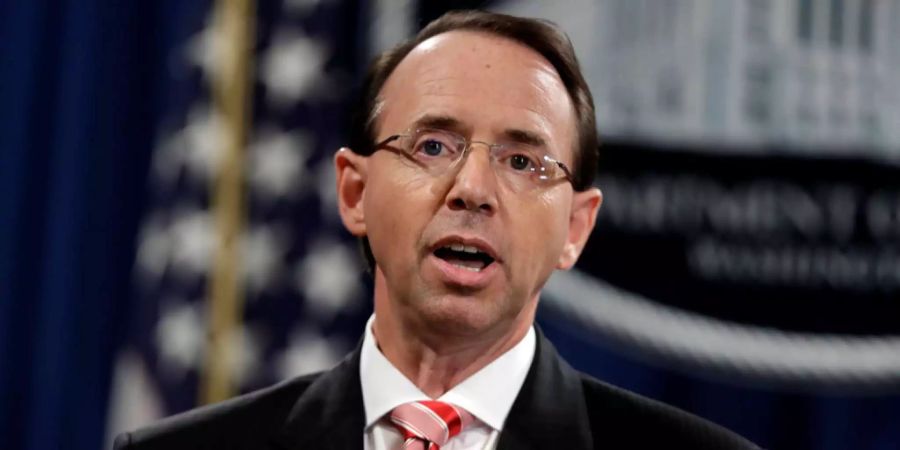 Der stellvertretende US-Justizminister Rod Rosenstein befürchtet weitere Wahlmanipulationen durch Russland.