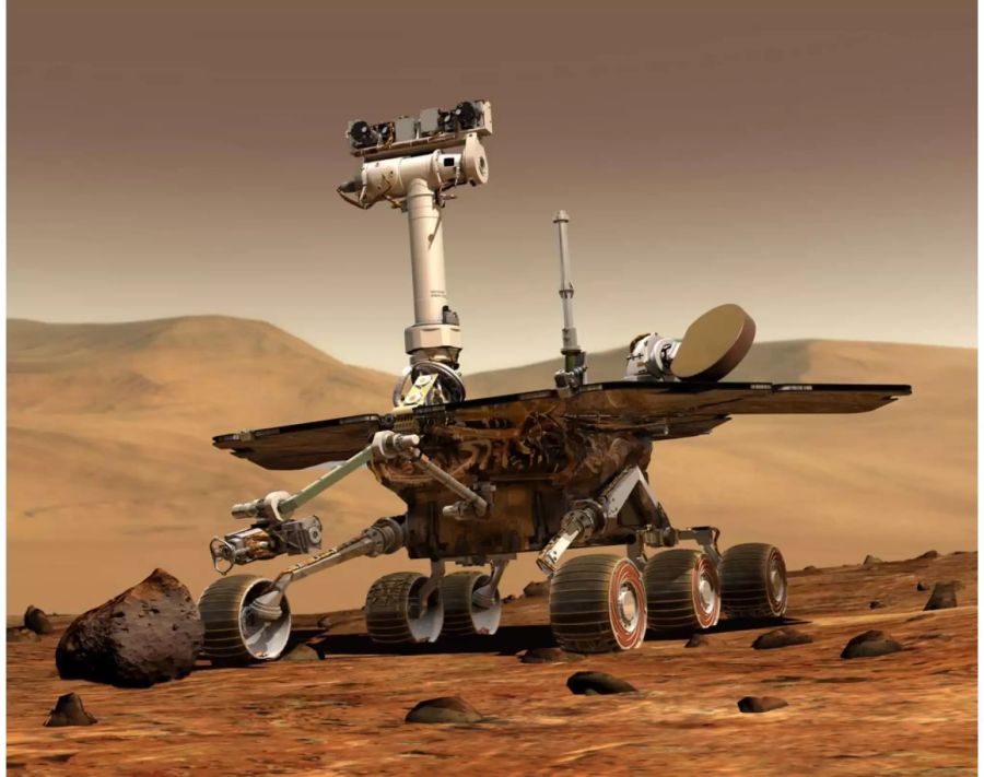 Der Mars-Rover «Opportunity» ist seit 15 Jahren auf dem Mars.