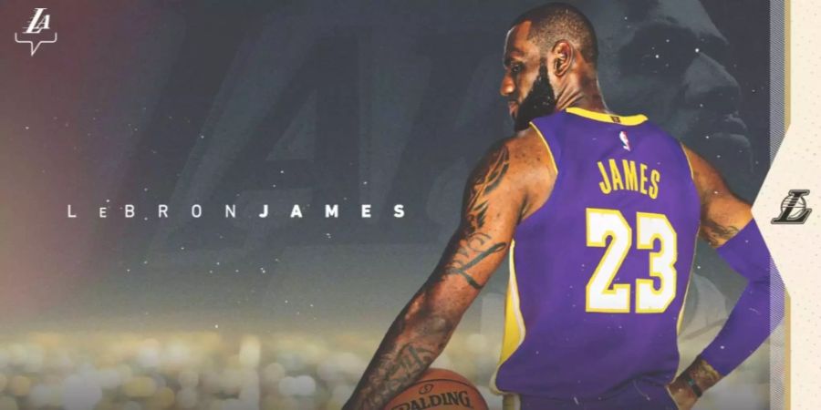 Der Weltstar ist da: LeBron James wechselte erst kürzlich zu den Los Angeles Lakers.