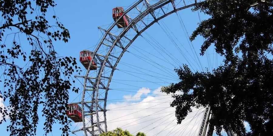 Das Riesenrad am Wiener Prater.