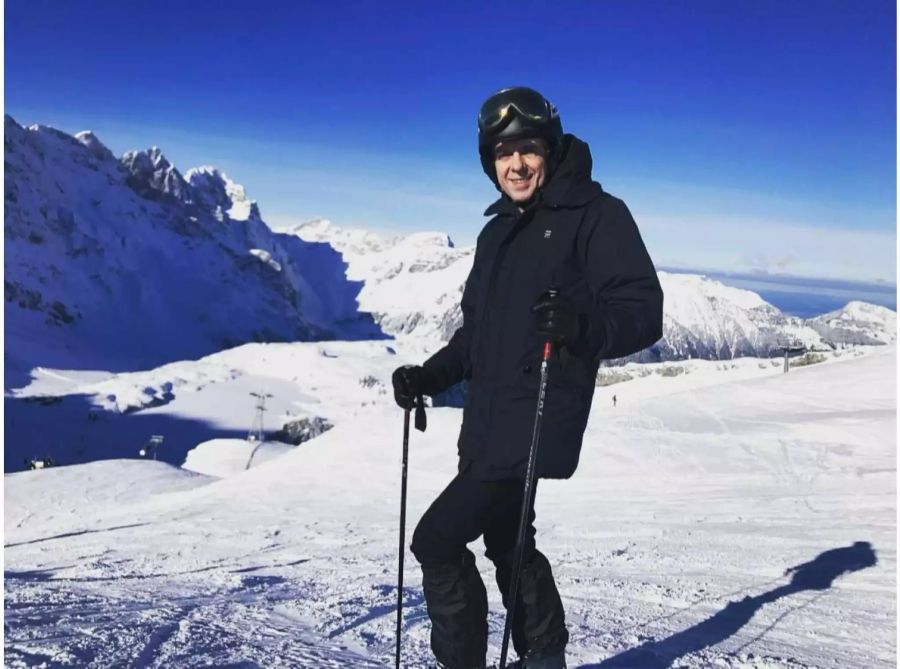 Andreas Meurer zeigte sich schon im November vorbildlich mit Helm.