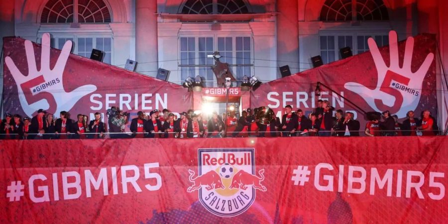 Red Bull Salzburg ist derzeit das Mass aller Dinge in Österreich. Die «Roten Bullen» gewinnen den fünften Meistertitel in Folge.