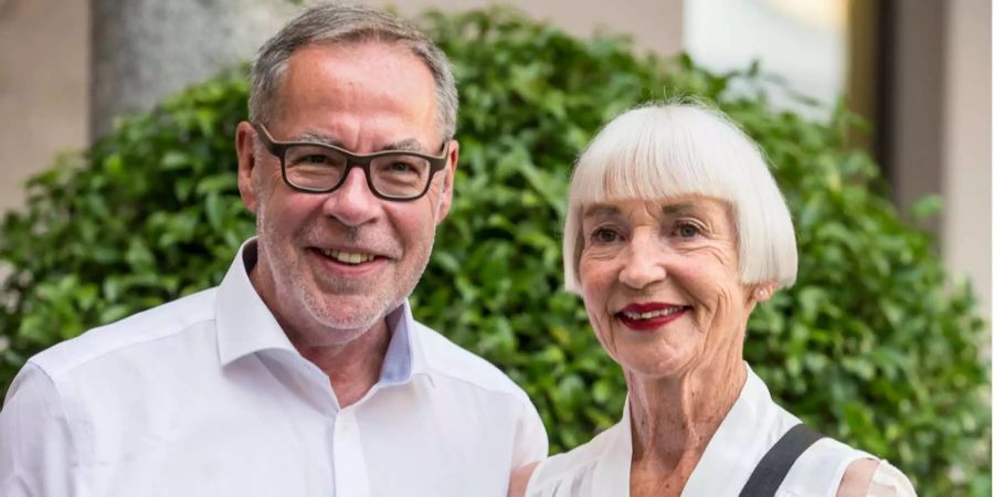 Alexander Tschäppät mit seiner Lebenspartnerin Christine Szakacs.