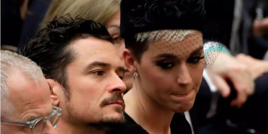 Orlando Bloom und Katy Perry an einer Veranstaltung mit dem Papst.