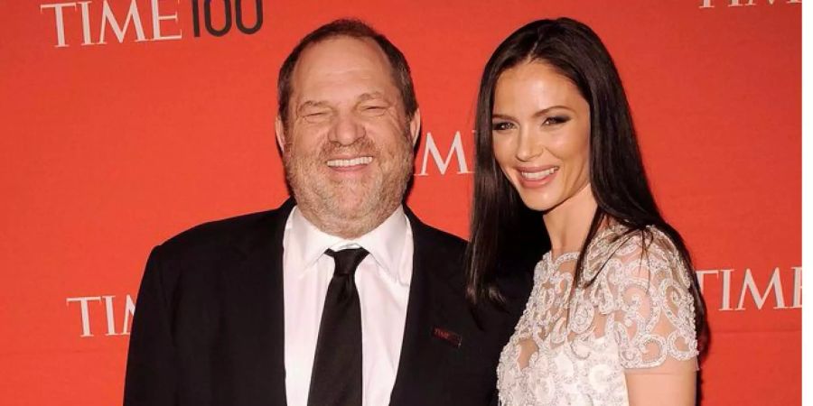 Weinstein mit Ehefrau und Designerin Georgina Chapman.