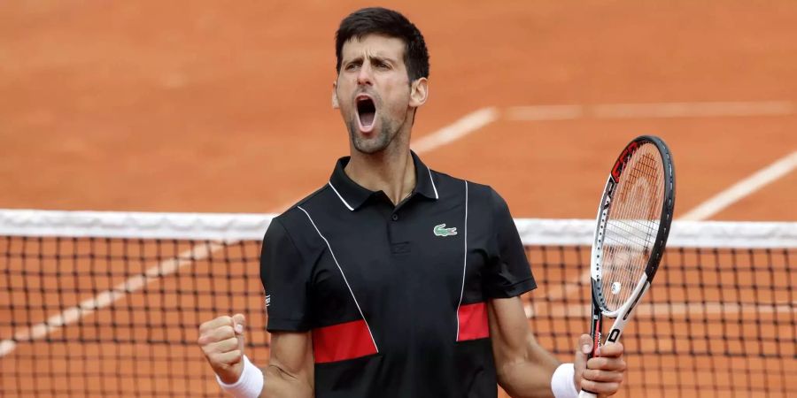 Hat allen Grund zum Jubeln: Novak Djokovic.