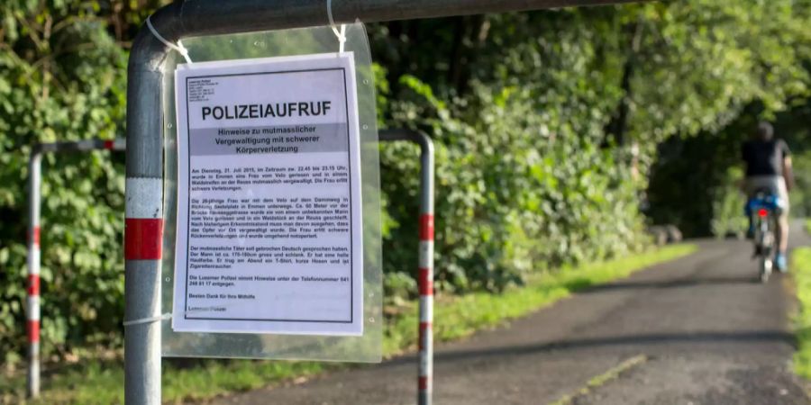 Das Verbrechen ereignete sich auf dem Dammweg in Emmen LU.