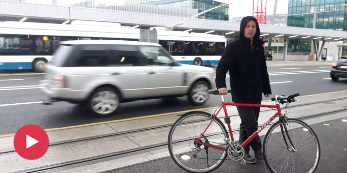 Bodenlichter an Hardbrücke - «Stadt Zürich hat die Velos verschlafen»