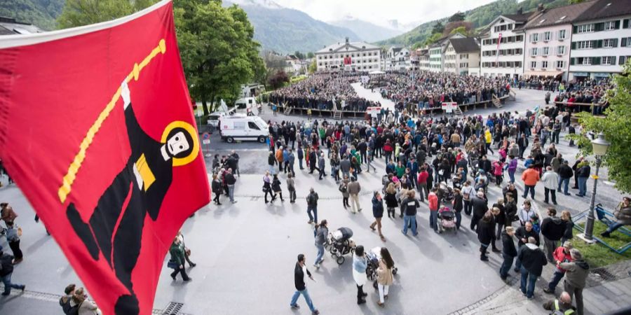 Die Landsgemeinde im Kanton Glarus. (Symbolbild)