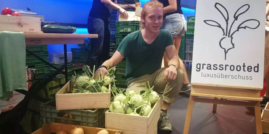 Dominik Waser kämpft gegen Foodwaste.