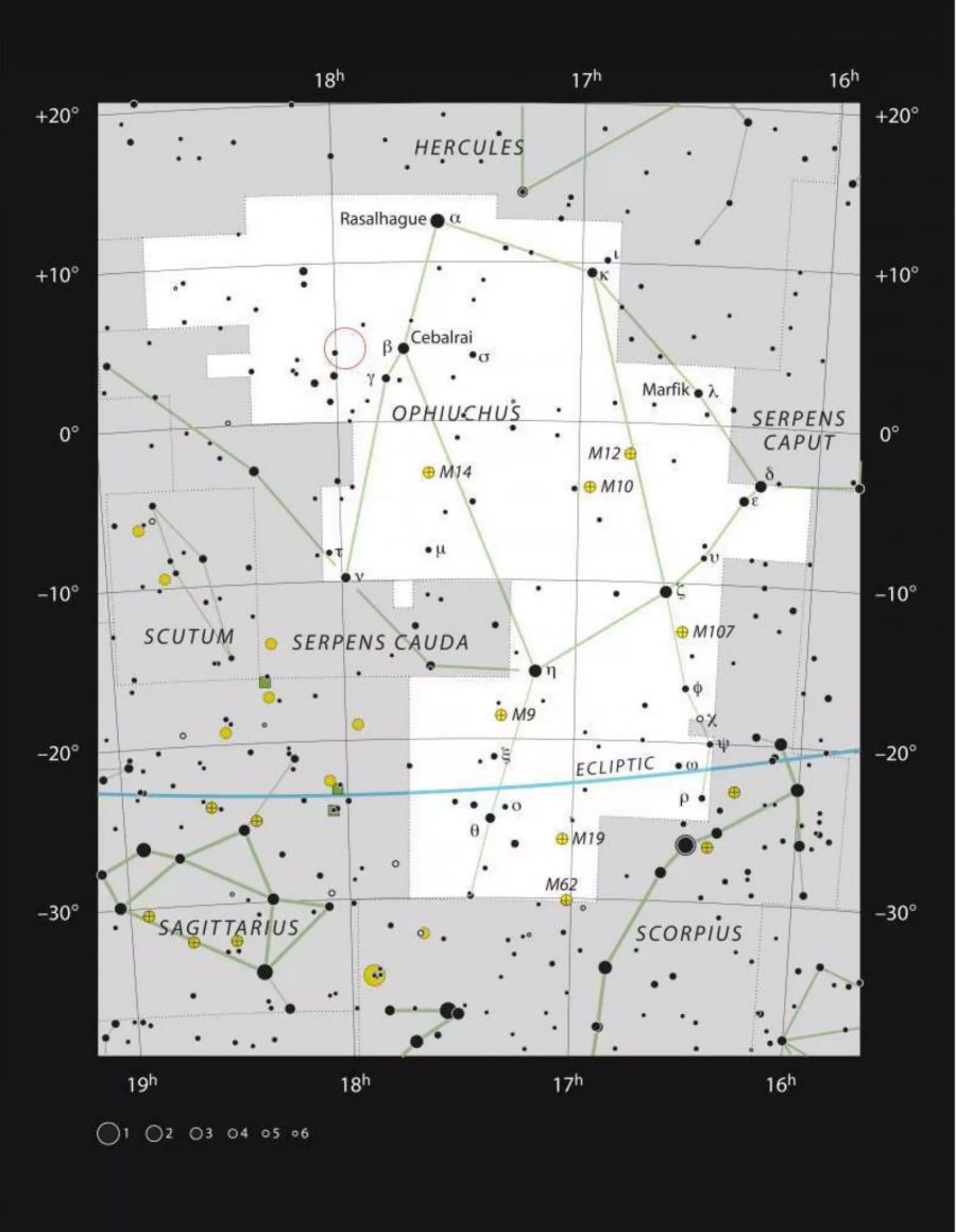 Sternbild Ophiuchus