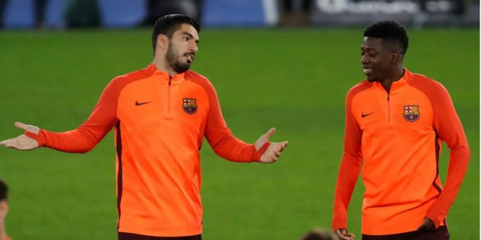 Zoff bei Barcelona - Jetzt kriegt Dembelé auch von Suarez aufs Dach