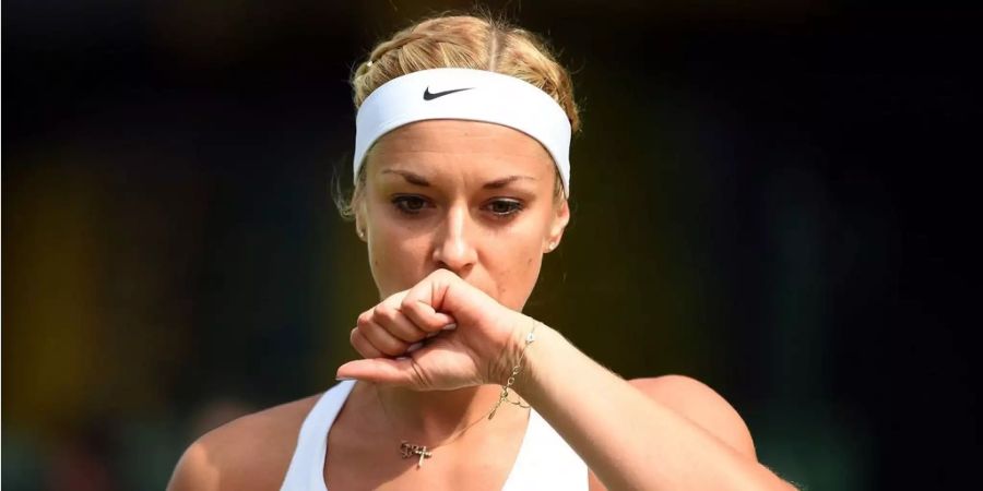 Sabine Lisicki (D) im Jahr 2016 in Wimbledon.