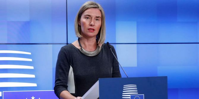 Federica Mogherini, EU-Beauftragte