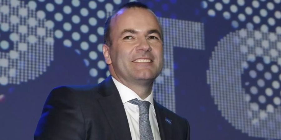 Der gewählte Spitzenkandidat für die Europawahl, Manfred Weber (CSU) aus Deutschland.