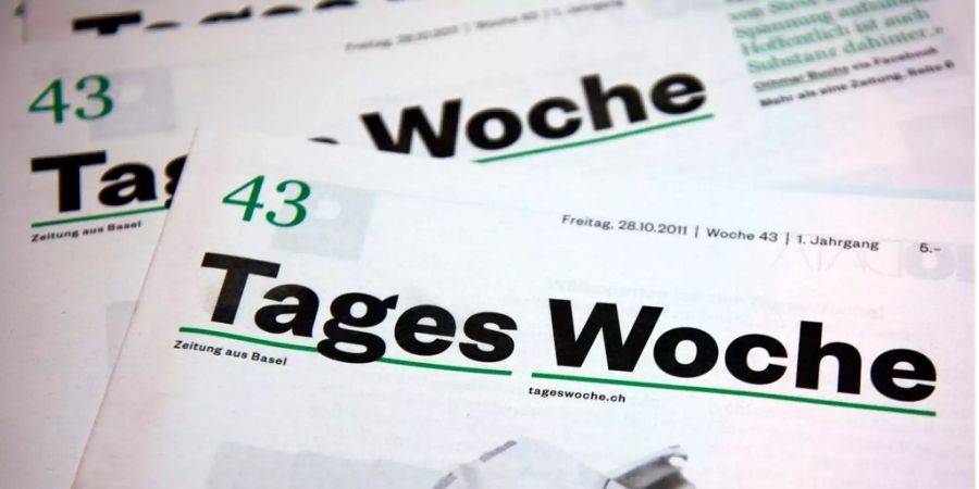 Die druckfrische erste Ausgabe der «TagesWoche».