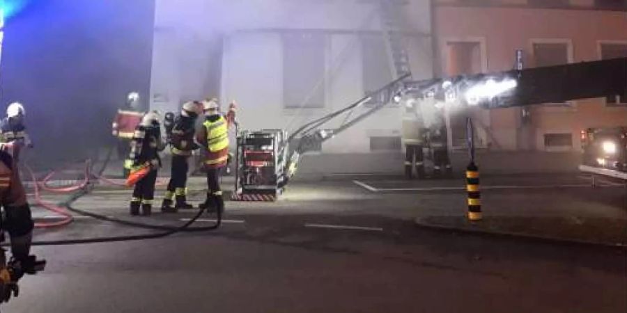 Die Feuerwehr konnte den Brand rasch löschen.