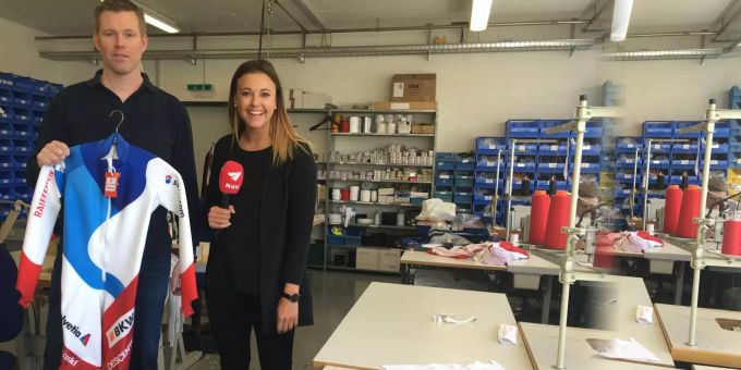 Schneiderei in der Ostschweiz - Olympia-Rennanzug von Lara Gut gedruckt