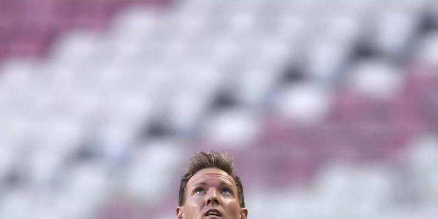 Hat keine Zeit für Frust: Julian Nagelsmann schaut nach dem Aus in der Champions League schon nach vorne. Foto: David Ramos/POOL GETTY/AP/dpa