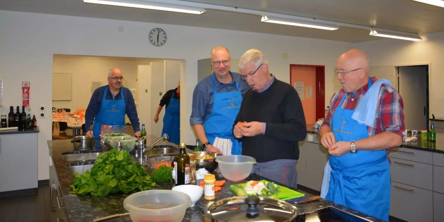 Der Verein kochbegeisterter Männer aus Stettlen.