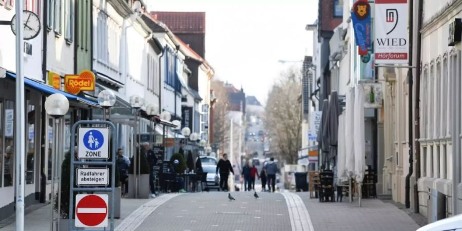 Fussgängerzone in Ludwigsburg