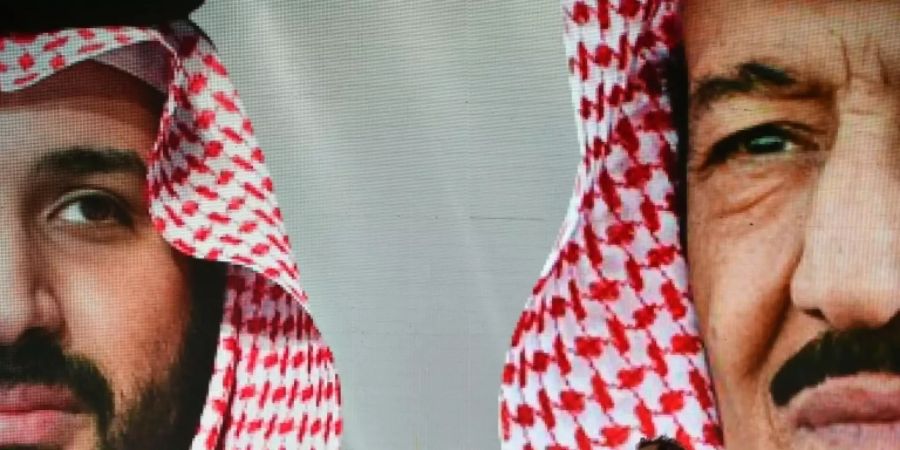 König Salman (r.) und Kronprinz Mohammed bin Salman