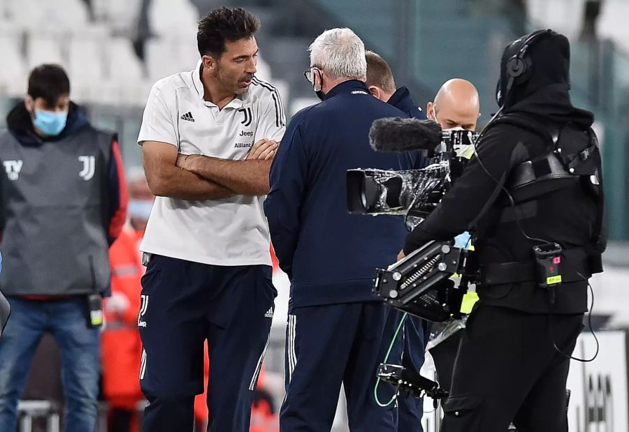 Goalie-Legende Gianluigi Buffon im Juventus Stadium.