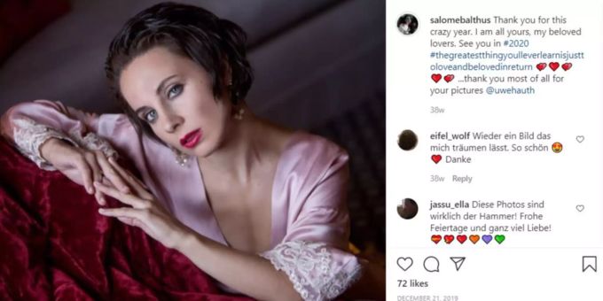 Salomé Balthus ist Edelprostituierte. salome