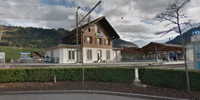 Bahnhof Zweisimmen BE. Zweisimmen