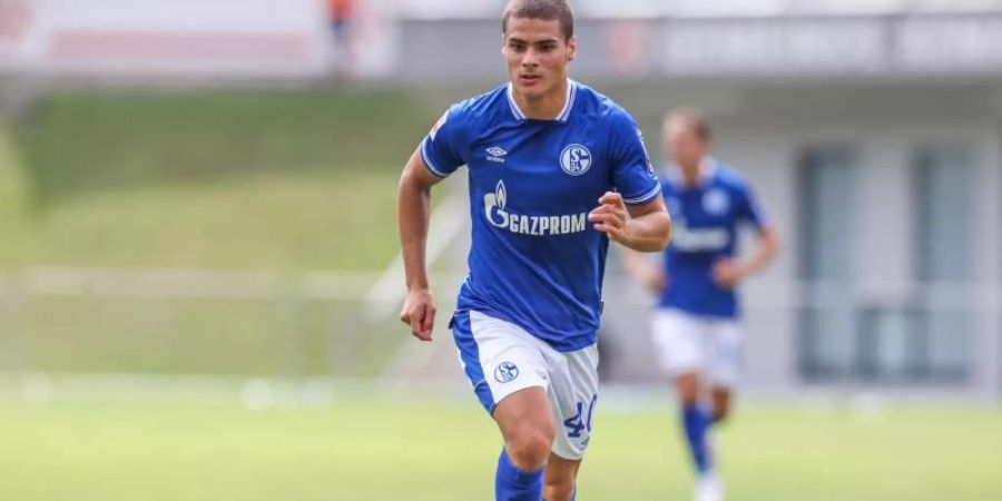 Schalkes Top-Talent Can Bozdogan. Foto: Tim Rehbein/dpa