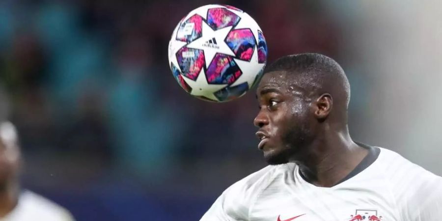 Leipzigs Dayot Upamecano wurde in den Kader der französischen Nationalmannschaft berufen. Foto: Jan Woitas/dpa-Zentralbild/dpa