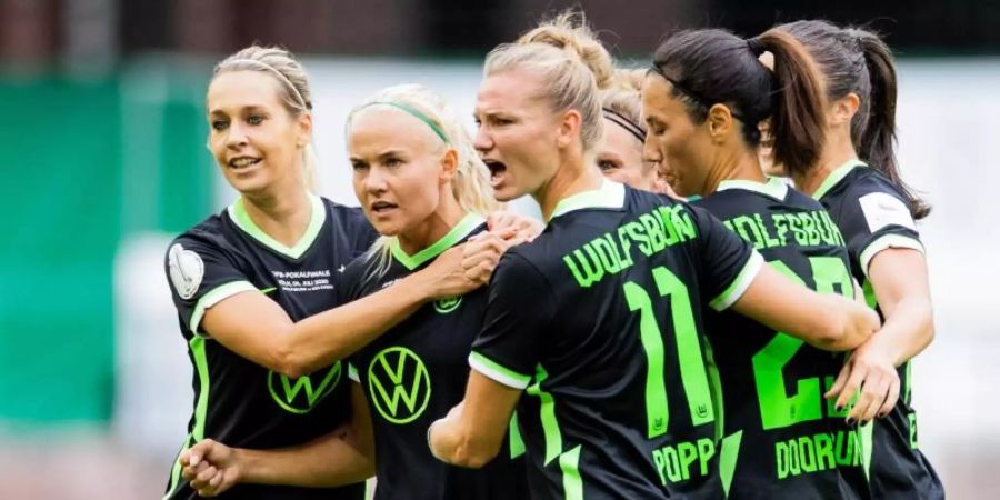 Der VfL Wolfsburg siegte erneut. Foto: Rolf Vennenbernd/dpa