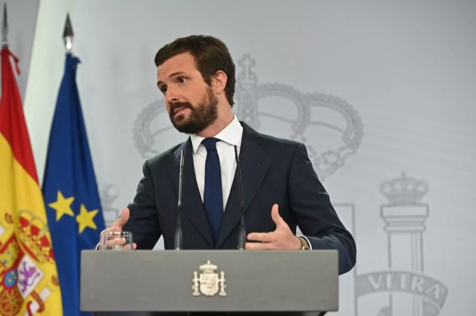Pablo Casado, der Vorsitzende der konservativen Volkspartei (PP). Casado
