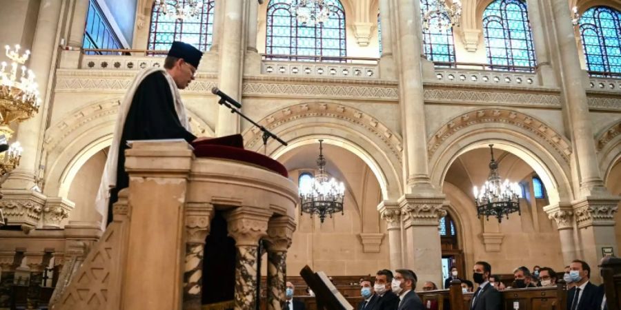 Verschärfte Corona-Vorschriften: die Grosse Synagoge in Paris