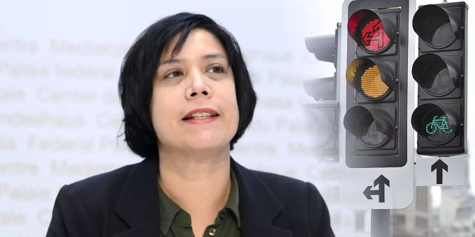 SP-Nationalrätin Min Li Marti sympathisiert mit einer Corona-Ampel, wie sie in anderen Teilen Europas eingesetzt wird, auch für die Schweiz. Min Li Marti Ampel
