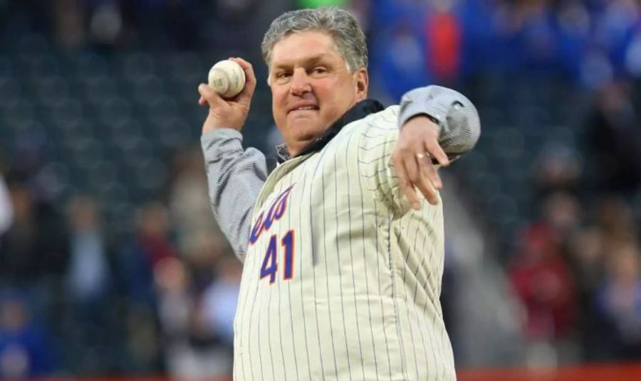 Tom Seaver bei einem Besuch im Stadion der Mets.