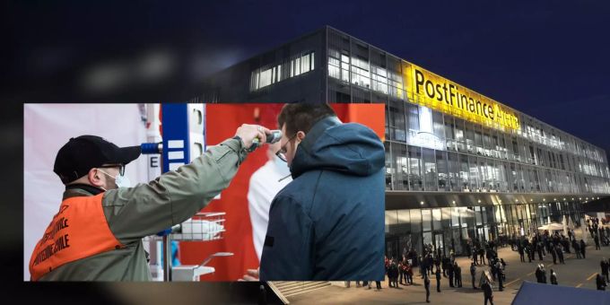 Corona-Konzept - SCB will bei Fans vor Stadion-Eintritt Fieber messen!