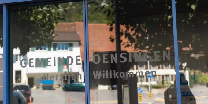 Die Gemeindeverwaltung in Oensingen. Die Gemeindeverwaltung in Oensingen.