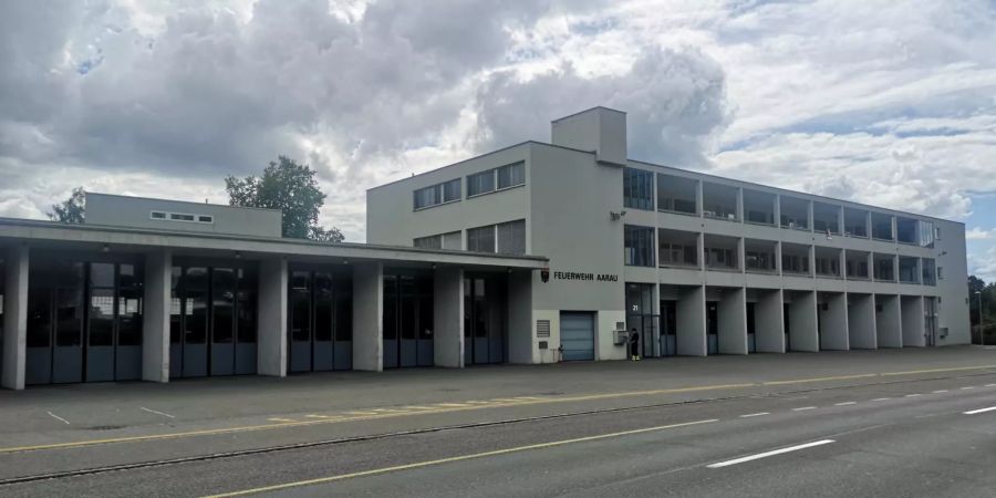 Die Stützpunktfeuerwehr in Aarau.