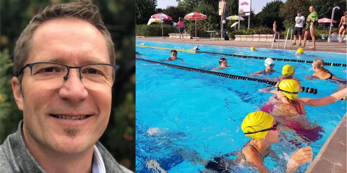 Stefan Grossenbacher ist seit 2017 Präsident des Schwimmklubs Worb. Worb