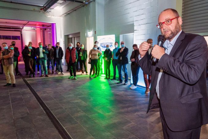 Jürg Röthlisberger (Direktor des Bundesamts für Strassen, ASTRA) bei seiner Laudatio