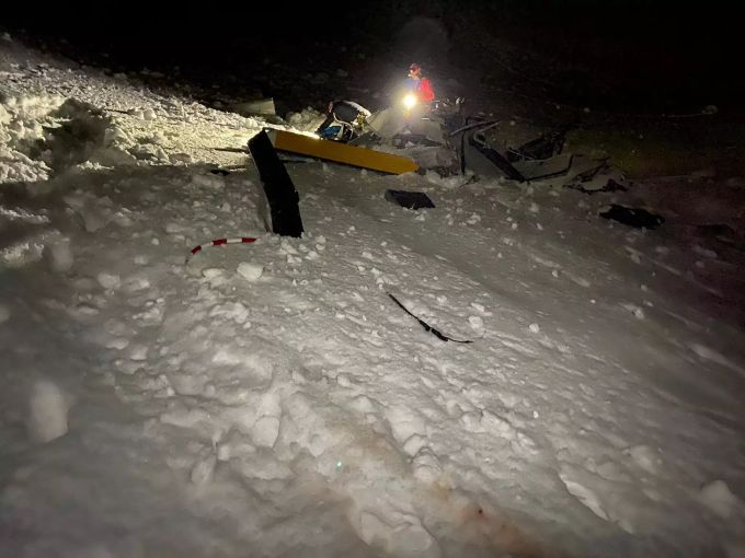 Gegen Mitternacht konnte das Wrack gefunden werden. breithorn