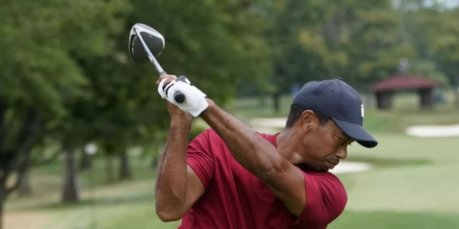 Tiger Woods hat nun erstmal eine Turnierpause. Foto: Charles Rex Arbogast/AP/dpa