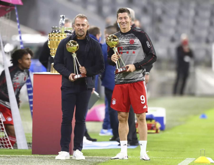Sein Trainer Hansi Flick bekam die Auszeichnung zum Trainer des Jahres.