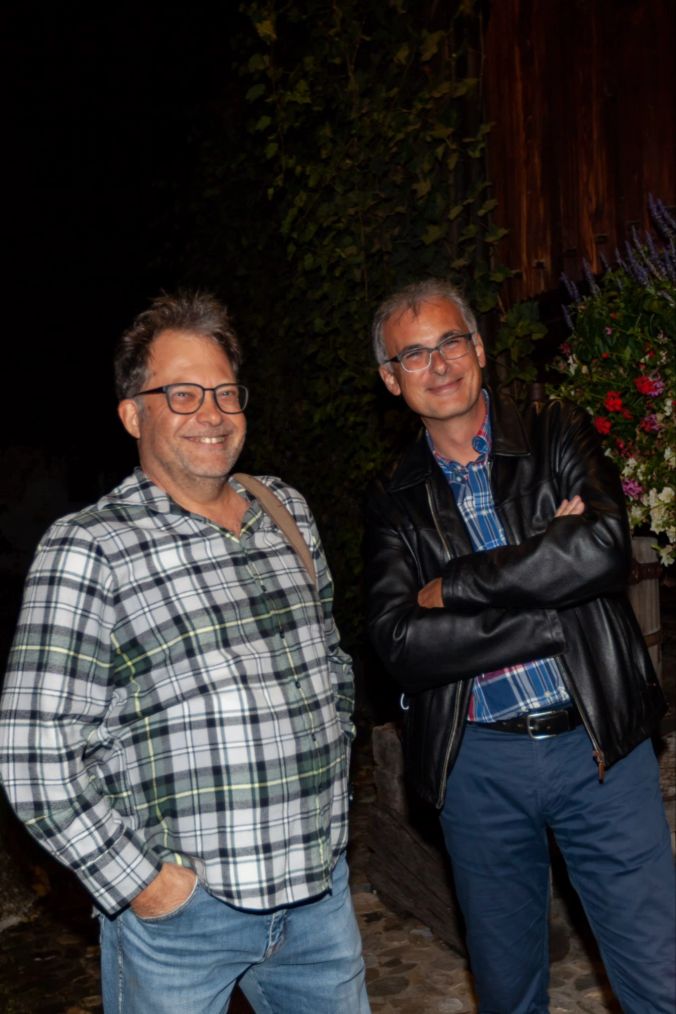 Helmut F. und Harry U. sind Teil vom Kulturverein Szene Kloten und haben den Event organisiert.