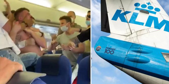 KLM Ibiza Maskenverweigerer