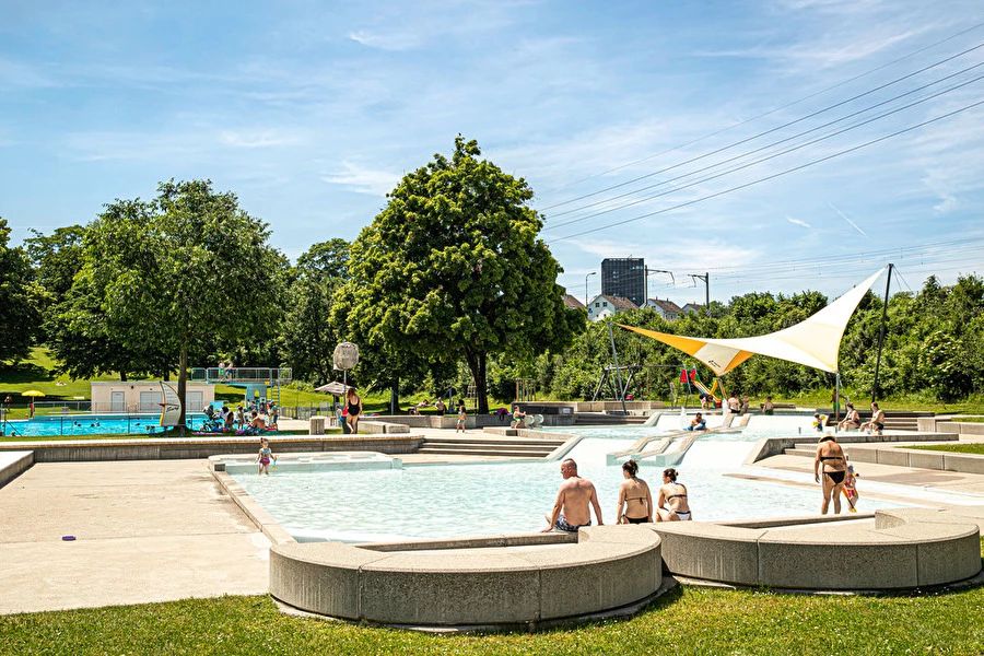 Das Gartenbad in Pratteln BL.