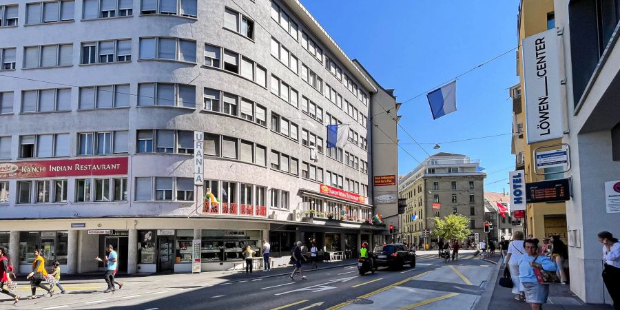 Die Zürichstrasse in der Stadt Luzern.